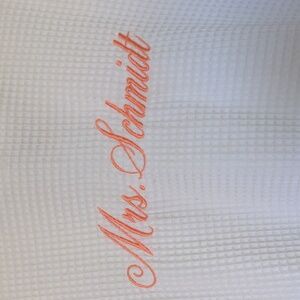 Mrs. Schmidt waffle robe